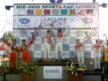 Mid-Ohio podium